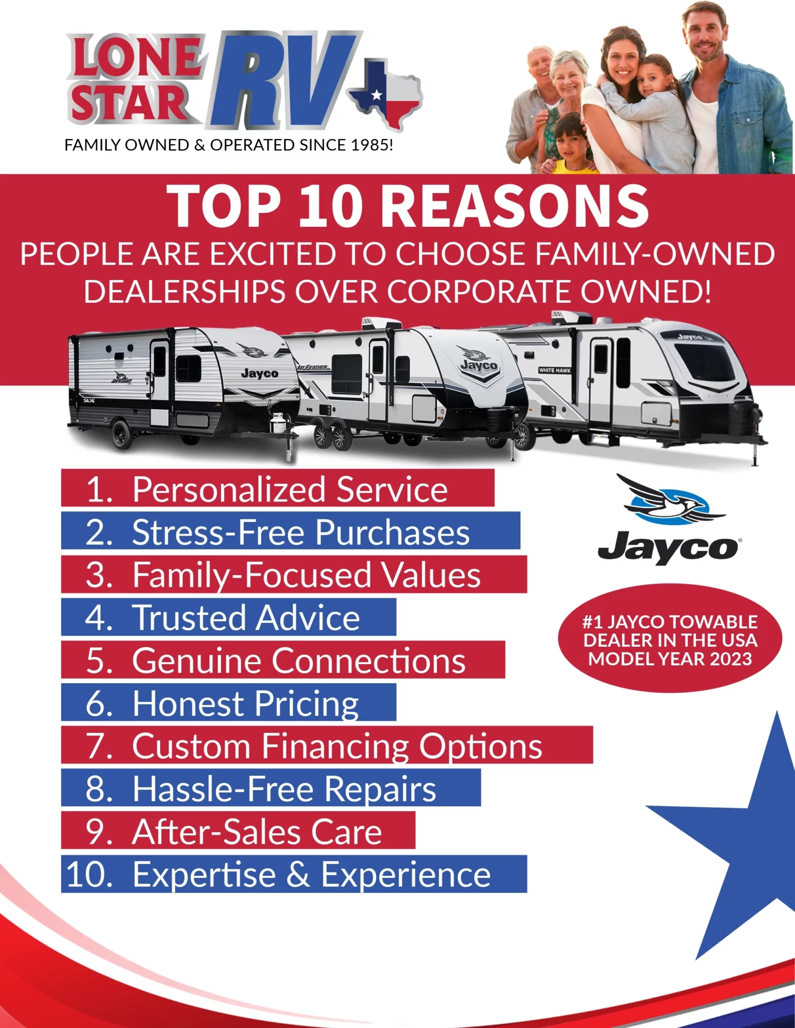 Top 10 Reasons People Are Excited to Choose Family-Owned Dealerships Over Corporate Owned